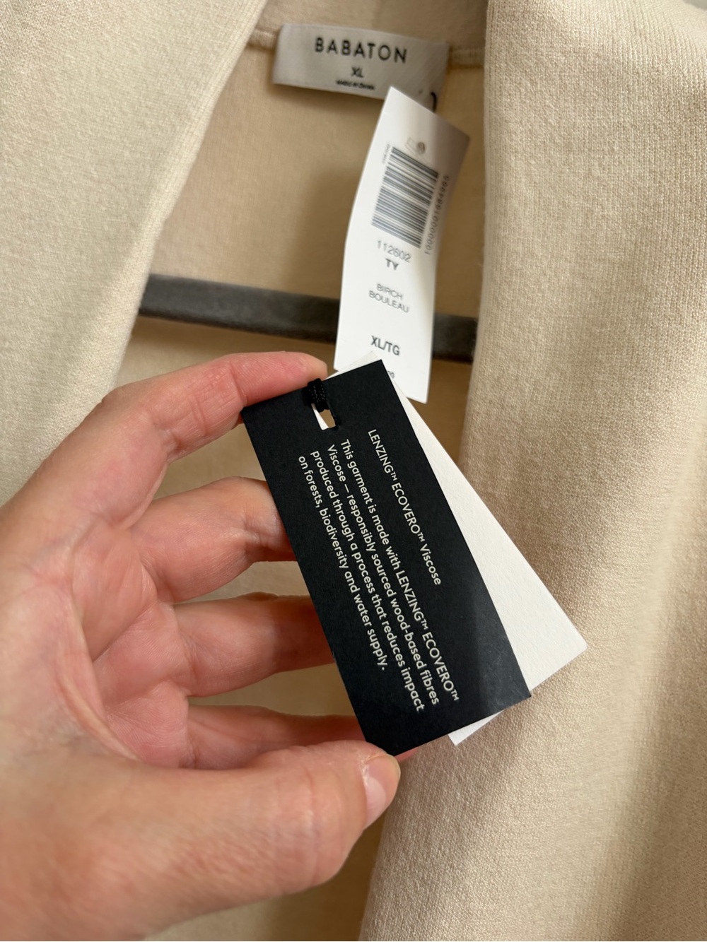 Aritzia Babaton Birch Open-Front Belted Cardigan - Picture 8 of 8